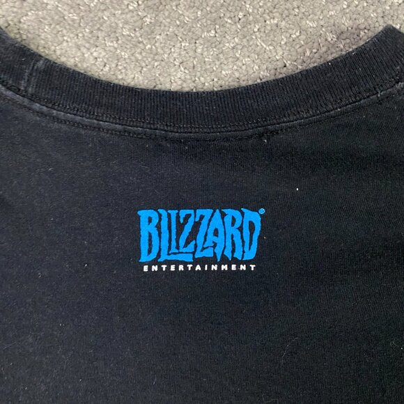 Vintage StarCraft 2 T Shirt Men's Large Fits Medium Jinx Blizzard Entertainment - Picture 4 of 9